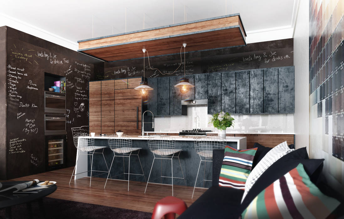 KITCHENS, BA DESIGN BA DESIGN Modern Mutfak