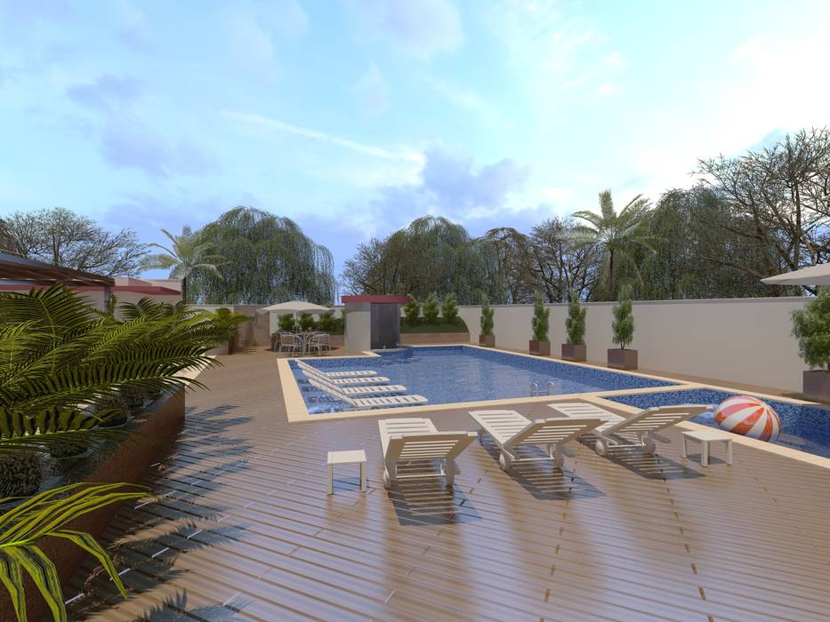 Modern Pool By Eliegi Ambrosi Arquitetura E Design De Interiores Modern Homify