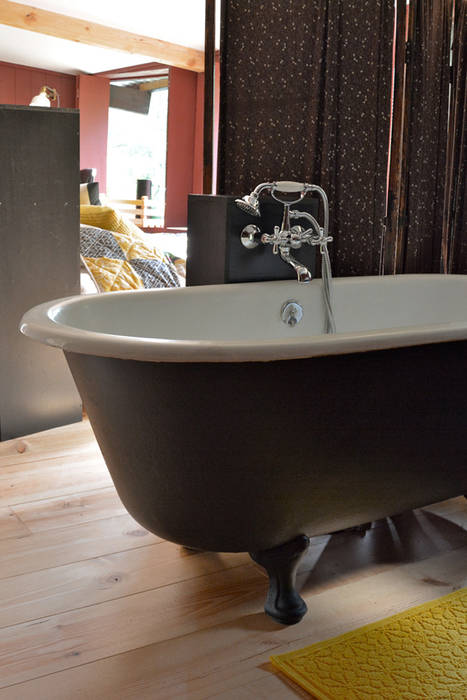 Salle de bain ouverte. homify Salle de bain originale