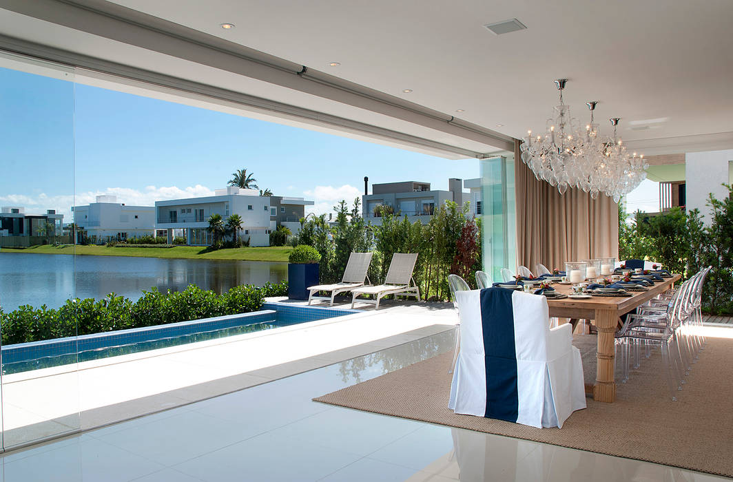 Get Wallpaper Casa Da Praia Beach House Salas De Jantar Classicas Por Luciano Desktop Wallpaper