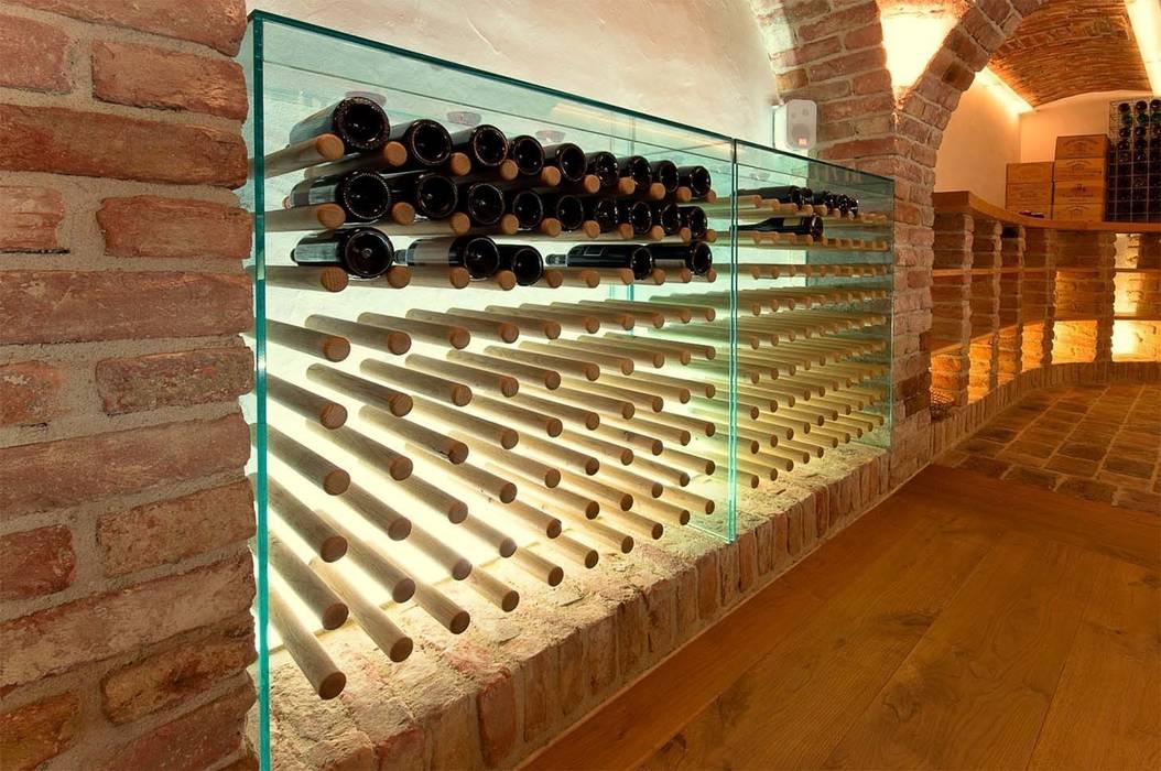 Weinkeller gebaut mit alten Handschlagziegeln, Jahn Gewölbebau GmbH Jahn Gewölbebau GmbH Wine cellar