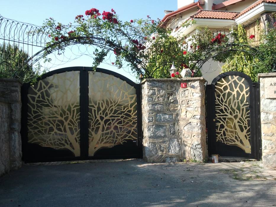 Ferforje Bahçe Kapıları, Teknik Metal Ferforje Teknik Metal Ferforje Modern garden