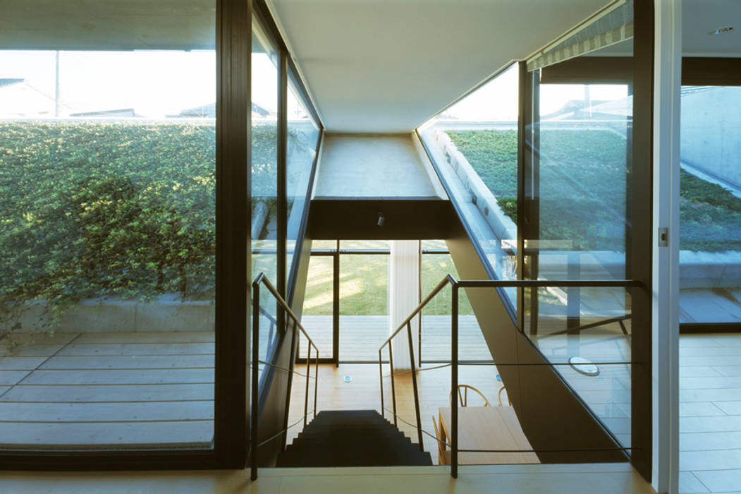階段 プライム建築都市研究所 モダンスタイルの 玄関&廊下&階段