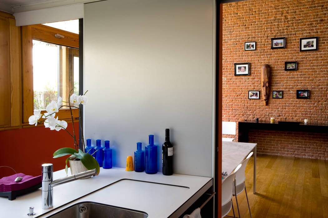 Loft ATOCHA. Madrid, Beriot, Bernardini arquitectos Beriot, Bernardini arquitectos ห้องครัว