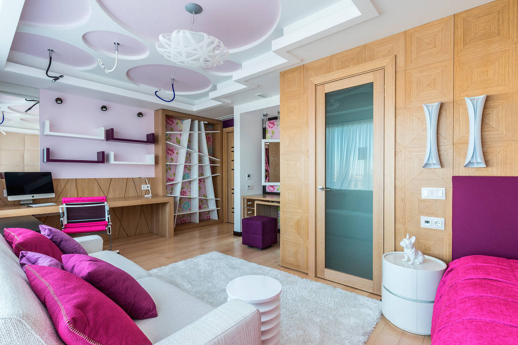 Интерьер квартиры в стиле Эклектики, Belimov-Gushchin Andrey Belimov-Gushchin Andrey Детские комната в эклектичном стиле