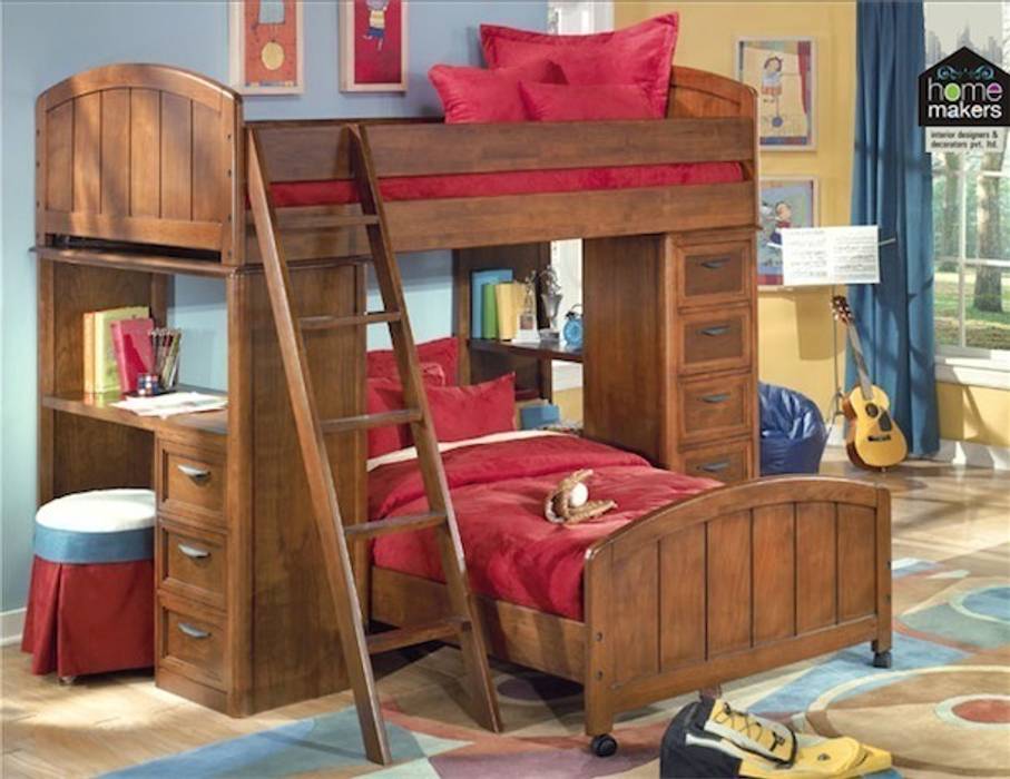 Red Kid S Room Nursery By Home Makers Interior Designers Red Kid S Room Nursery By Home Makers Interior Designers Decorators Pvt