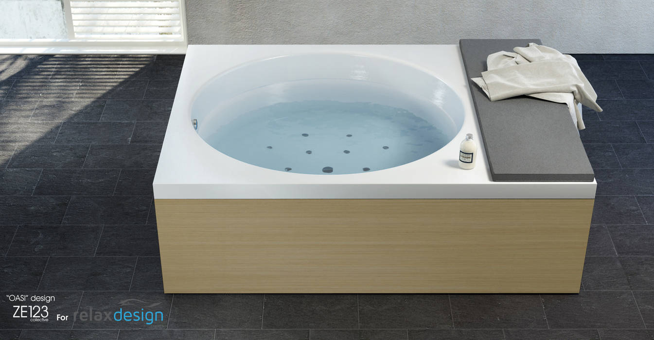 OASI homify Bagno moderno Vasche & Docce