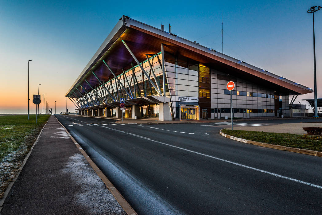 Международный морской порт "Морской фасад" в Санкт-Петербурге, Belimov-Gushchin Andrey Belimov-Gushchin Andrey Commercial spaces Airports