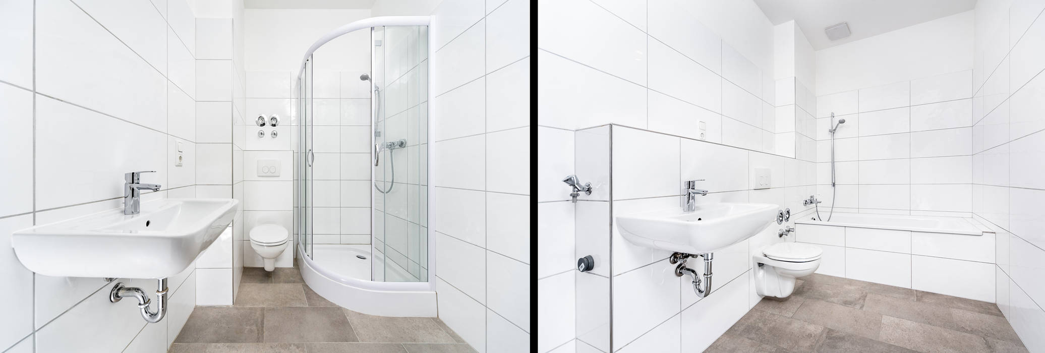 Die bäder minimalistische badezimmer von m_b architektur ...