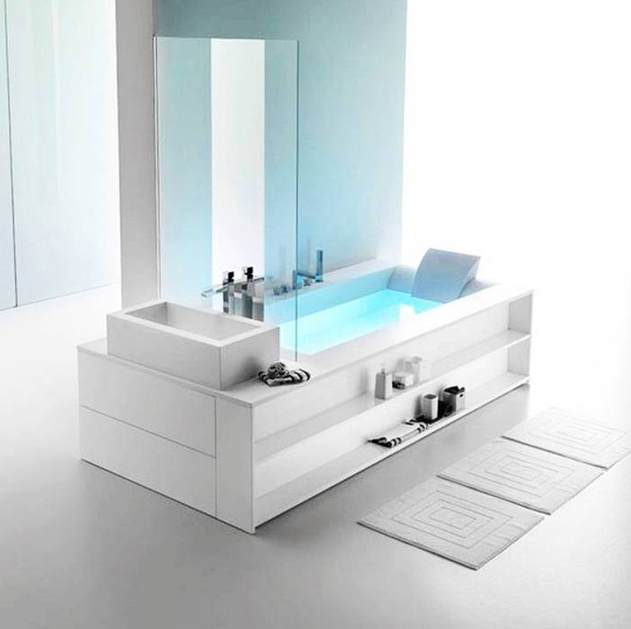 homify Modern bathroom Bathtubs & showers