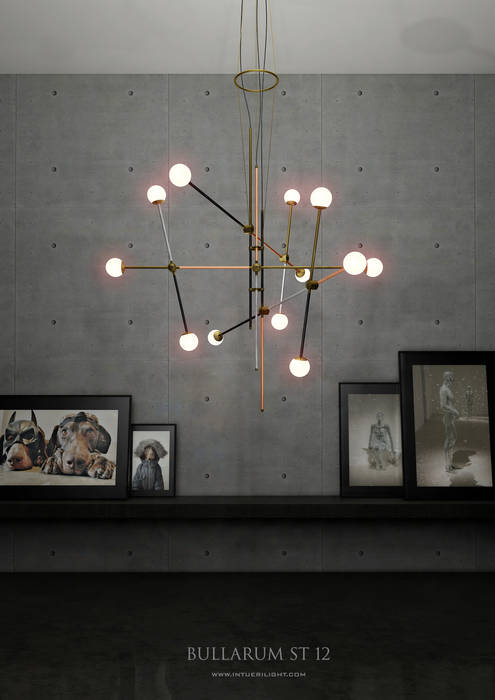 Chandelier ST-12 metal edition, Intuerilight Intuerilight 모던스타일 침실 조명