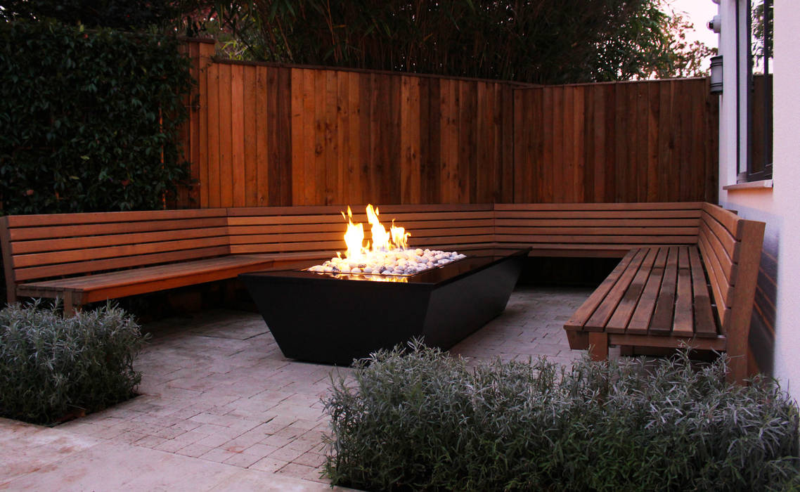 Stealth Boat Fire Table - Southampton Rivelin Modern style gardens Fire pits & barbecues