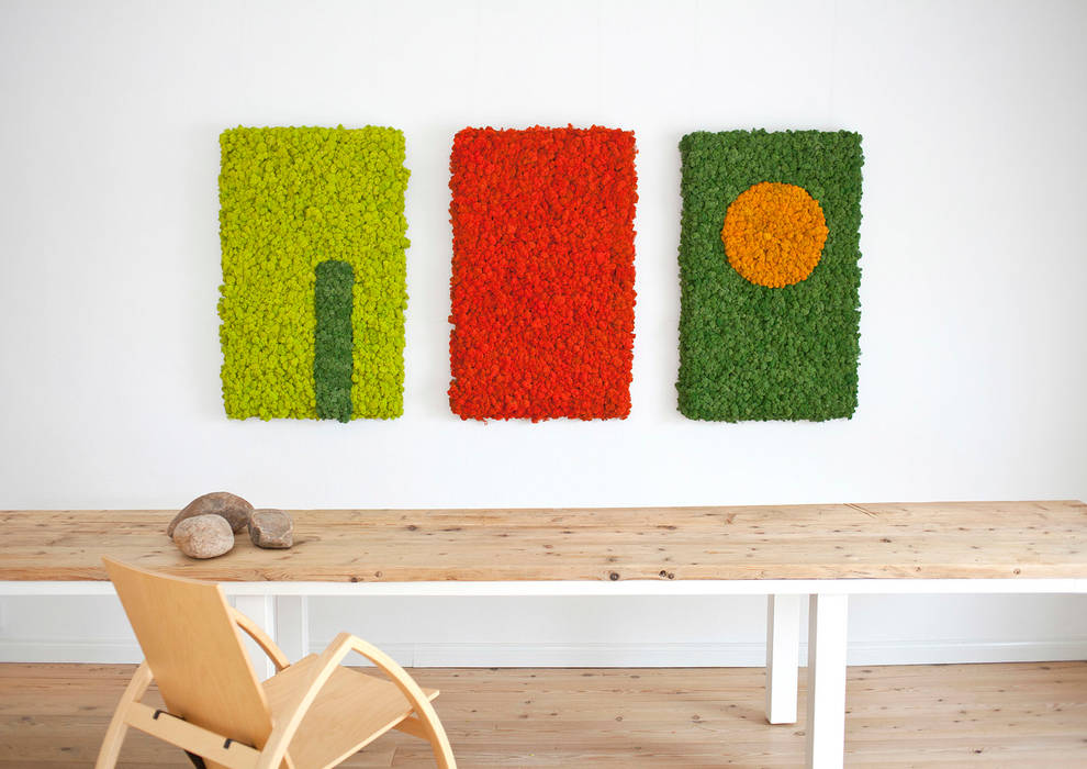 moss design, rstudio rstudio Scandinavian style living room