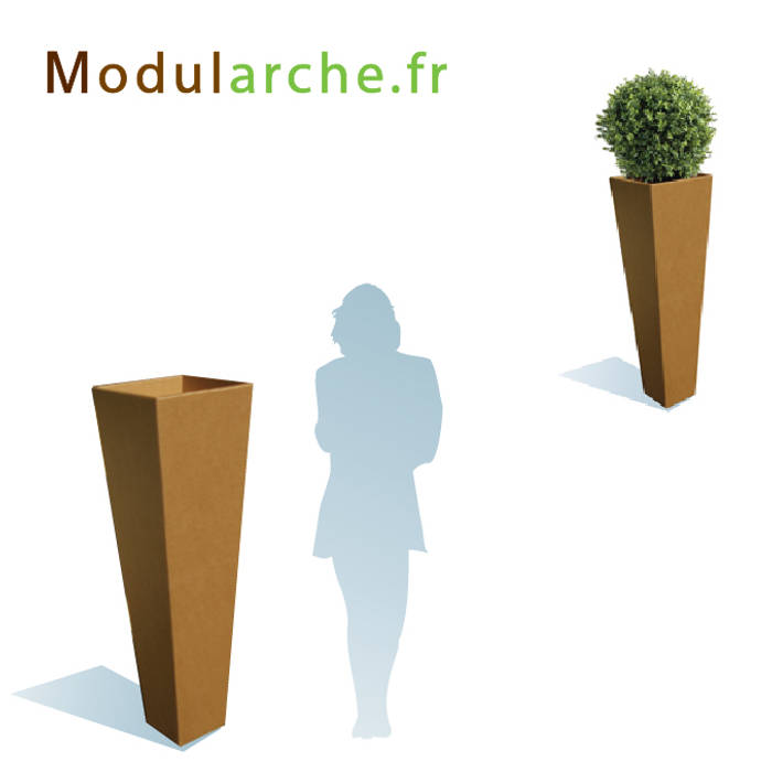 Cache pot, Modularche Modularche Jardin industriel Meubles