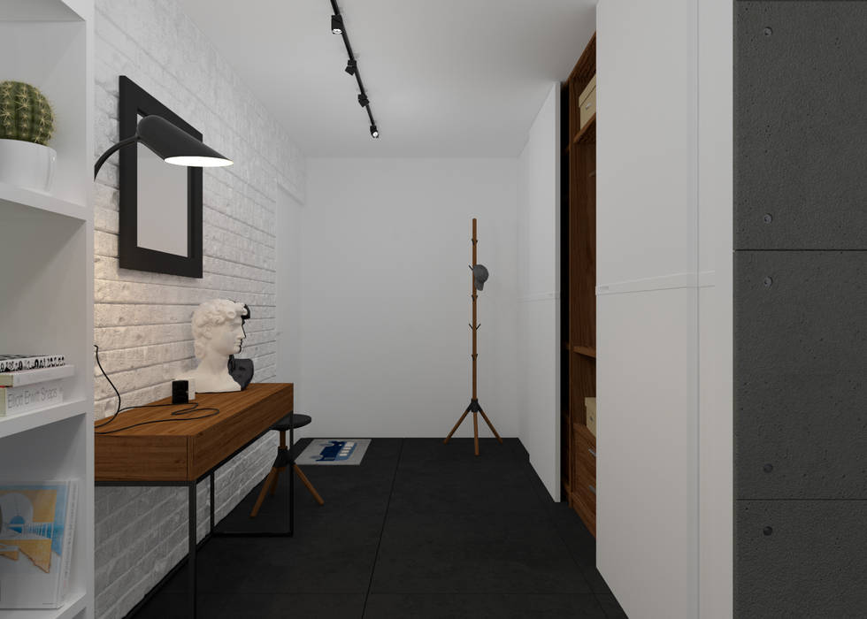 Квартира для байкера, 3D GROUP 3D GROUP Koridor & Tangga Minimalis