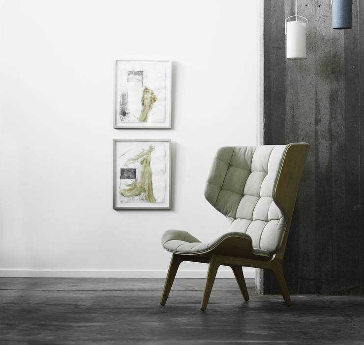 Mammoth Sessel Fluffy HELSINKI DESIGN Skandinavische Wohnzimmer Sofas und Sessel