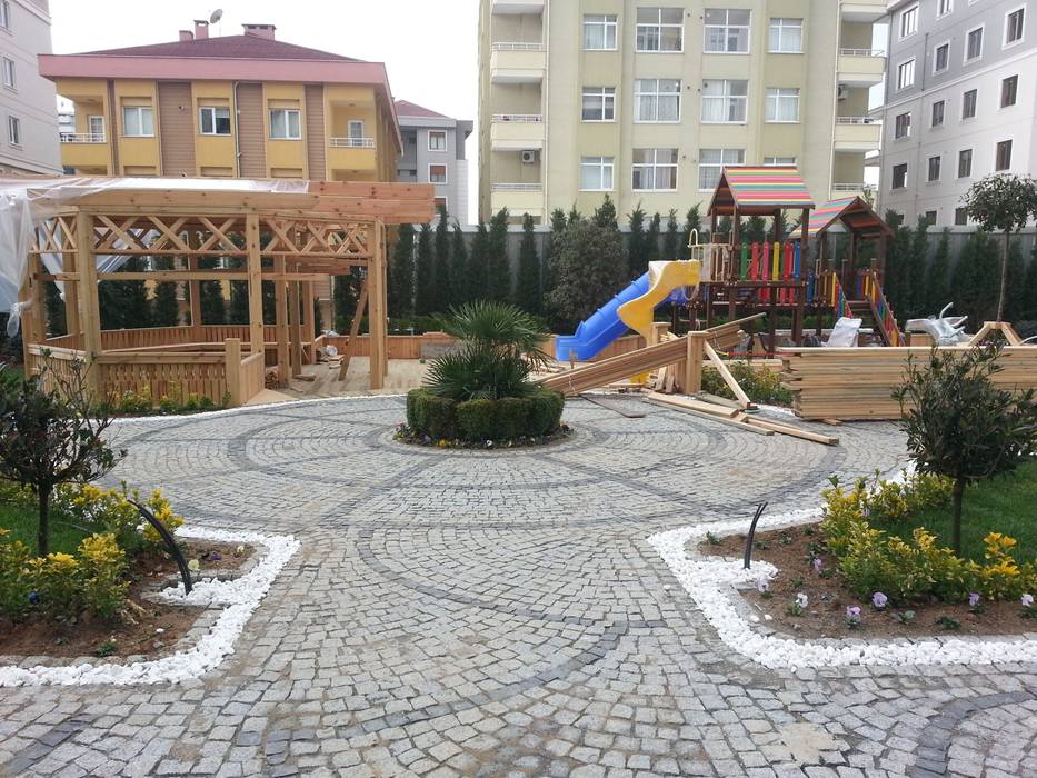 MERCANDOGALTAS, BAZALT KÜPTAŞ BAZALT KÜPTAŞ Jardin moderne