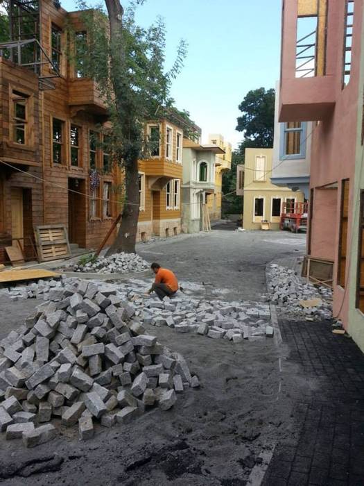 MERCANDOGALTAS, BAZALT KÜPTAŞ BAZALT KÜPTAŞ Moderner Garten