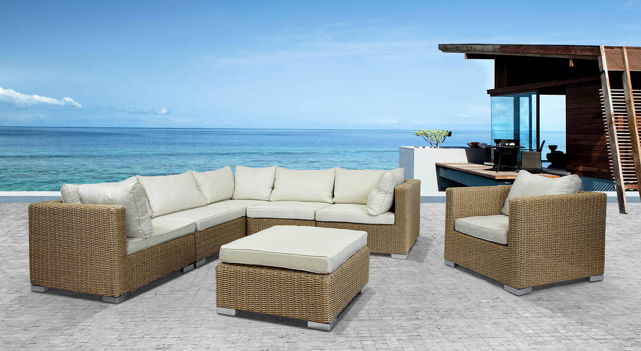Conjunto de syd muebles de jardin mediterráneo homify