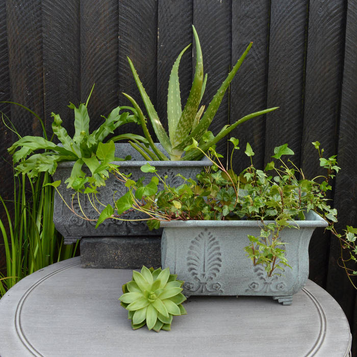 Metal Garden Troughs - MiaFleur homify Country style gardens Plant pots & vases