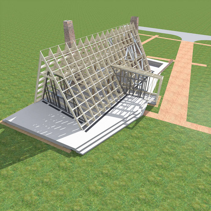 Треугольный Дом из концептуальной серии "Чеснок", CHM architect CHM architect