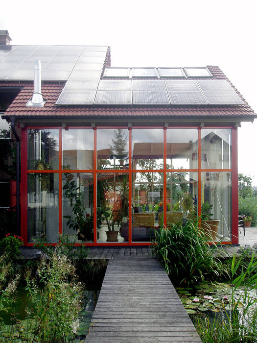 Altbausanierung eines ehemaligen bauernhofes wintergarten im