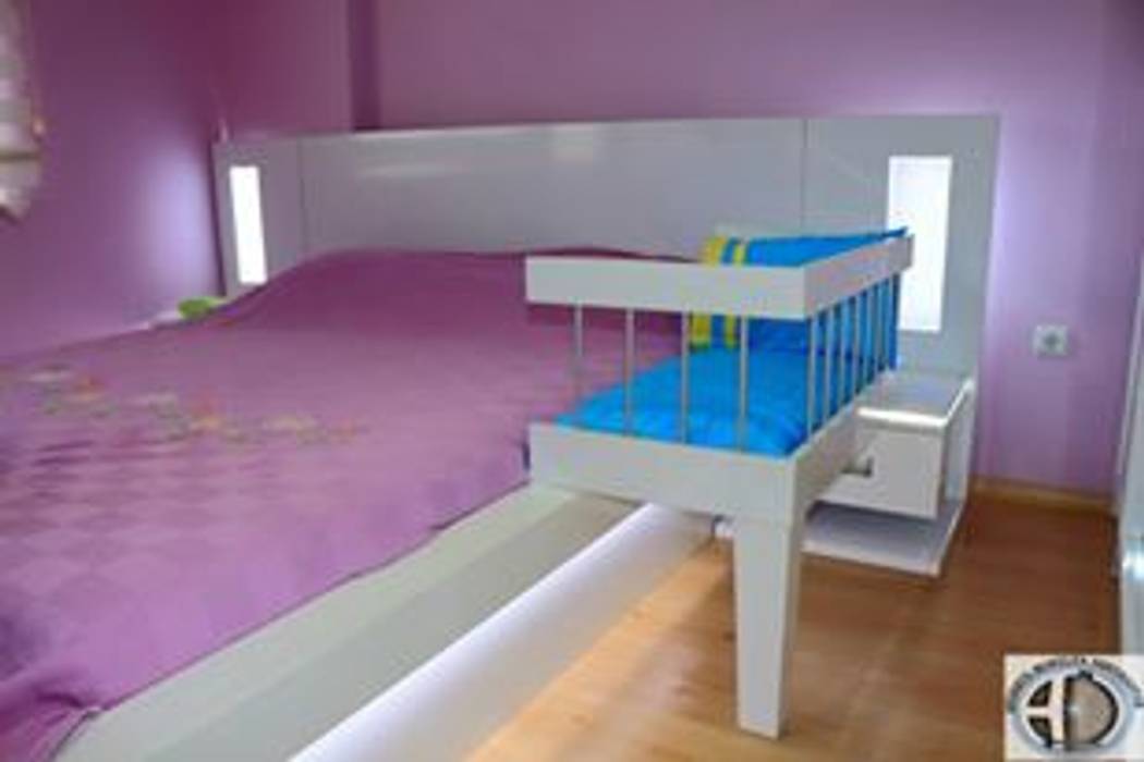 Anne Yanı Beşiği, Akdeniz Dekorasyon Akdeniz Dekorasyon Nursery/kid’s room Beds & cribs