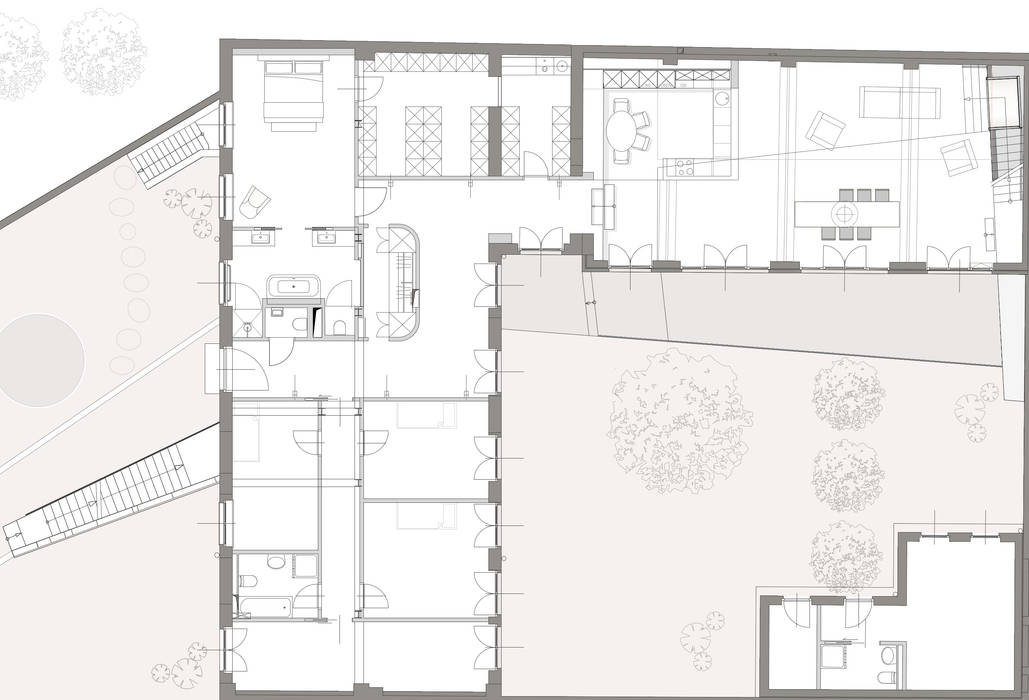 Gartenloft, Berlin MItte, STUDIO HANSEN STUDIO HANSEN