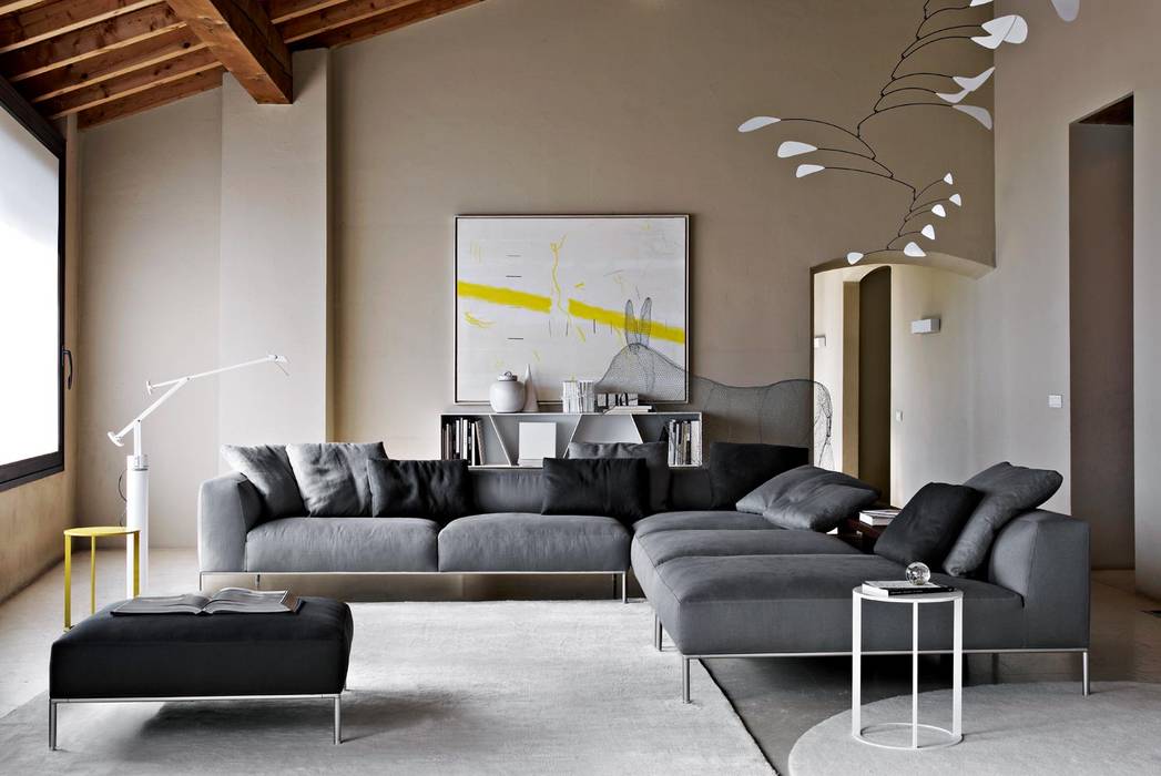 Frank Sofa by B&B Italia Campbell Watson Salas de estar modernas Sofás e divãs