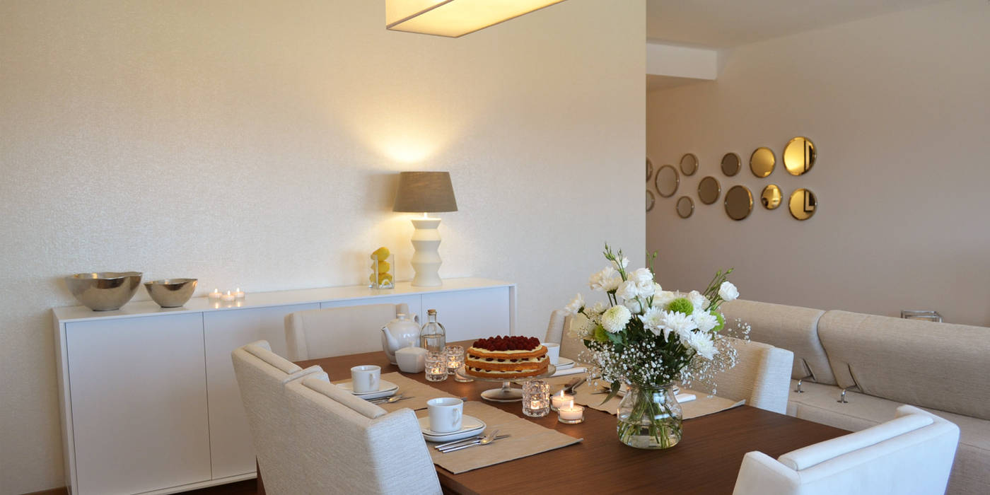 T2 Arquitectura & Interiores Sala da pranzo eclettica