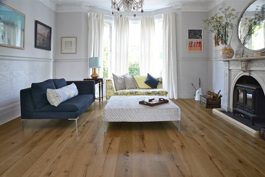 Oak Antique Pre-oiled Distressed The Natural Wood Floor Company Murs & Sols classiques Revêtements de mur et de sol