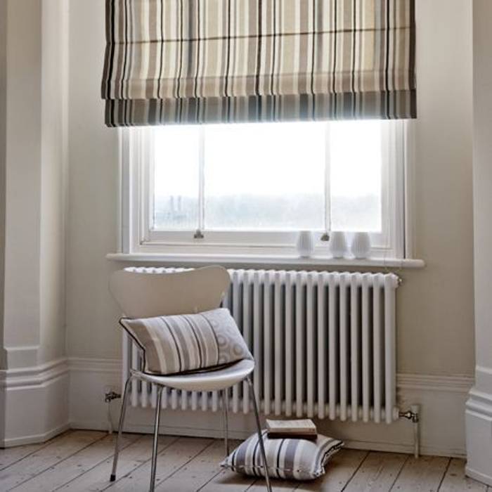 Clarke and Clarke - Astrid Fabric Collection Curtains Made Simple Scandinavian style living room