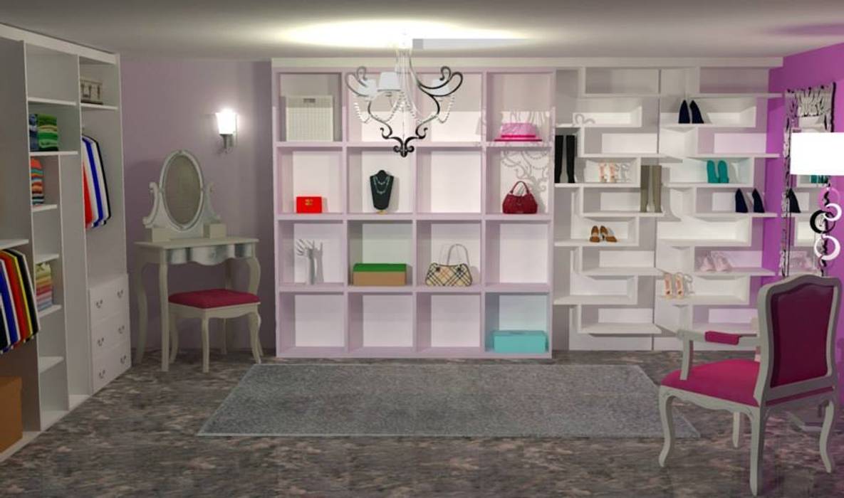 Walk in Wardrobe Piwko-Bespoke Fitted Furniture Classic style dressing room Wardrobes & drawers