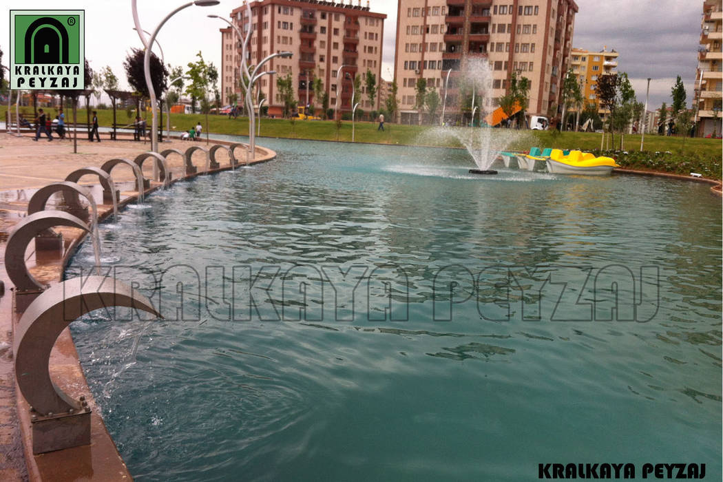 Bağlar Belediyesi / Diyarbakır - Göletli Park Kralkaya Peyzaj Havuz Fıskiye Sist. ve Pompa Mim. Müh. İnş. Ltd. Şti Modern Havuz