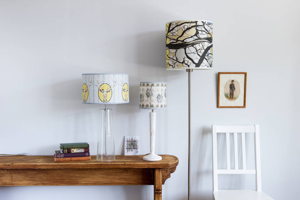 Selection of light shades Rachel Reynolds Modern houses Accessories & decoration