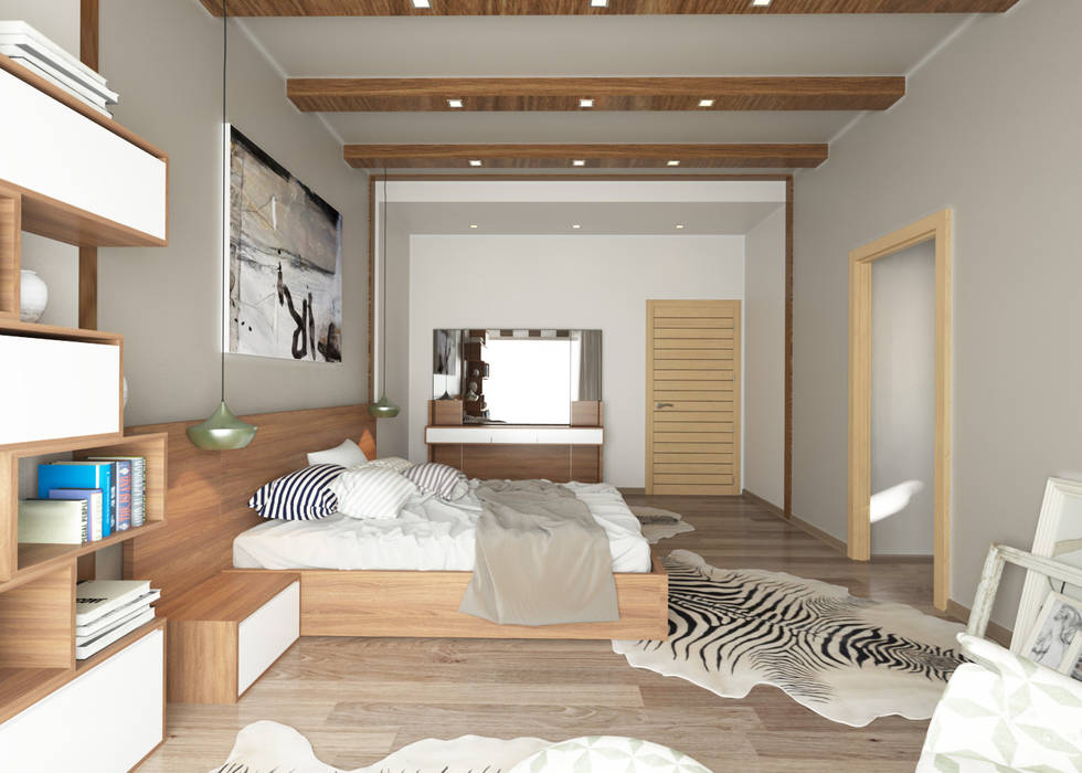 INTERIOR DESIGN FOR IMAR INSAAT, ROAS ARCHITECTURE 3D DESIGN AGENCY ROAS ARCHITECTURE 3D DESIGN AGENCY Modern Bedroom