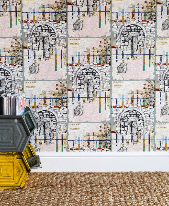 Southampton Fusion Rachel Reynolds Modern walls & floors Wallpaper