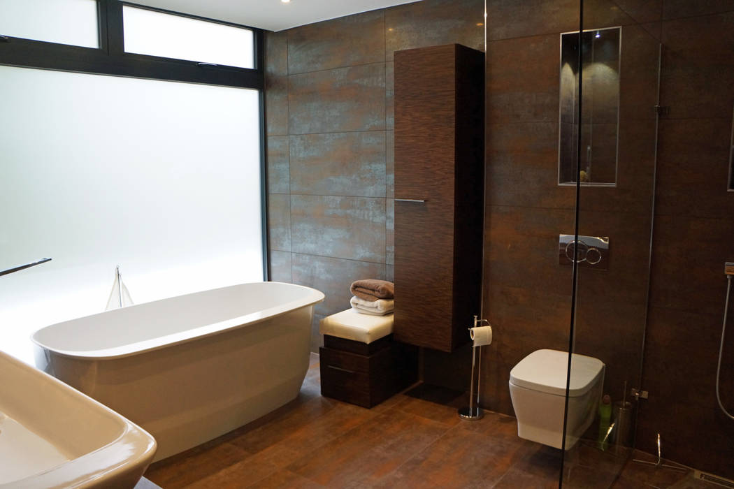 Nairn Road, Canford Cliffs, David James Architects & Partners Ltd David James Architects & Partners Ltd Modern bathroom