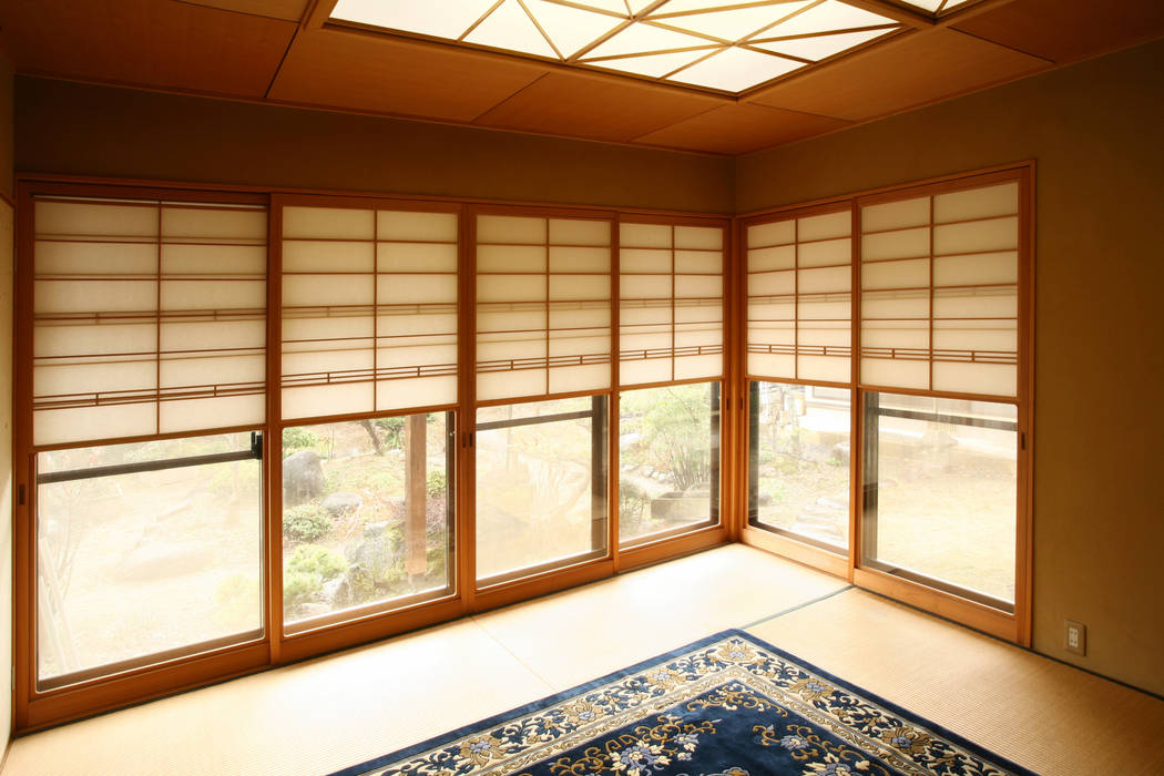 和室 茶の間 客間 寝室 吉田設計 アトリエアジュール モダンスタイルの寝室 Homify