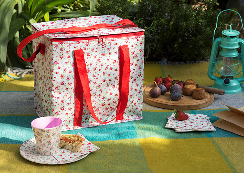 Recycled La Petite Rose Picnic Bag Dotcomgiftshop สวน ของแต่งสวนและอุปกรณ์จิปาถะ