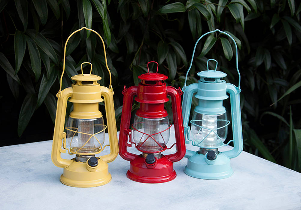 Garden LED Hurricane Lamps Dotcomgiftshop Moderner Garten Beleuchtung