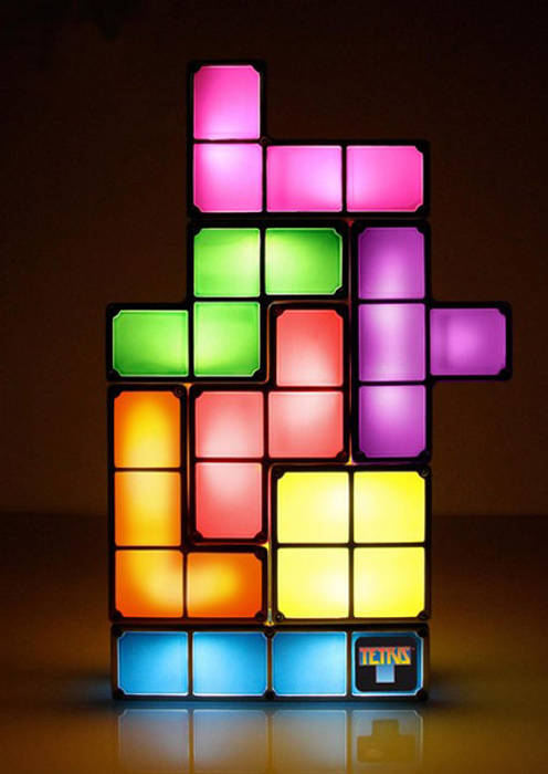 Lampe Tetris Le Dindon Chambre d'enfant originale Eclairage