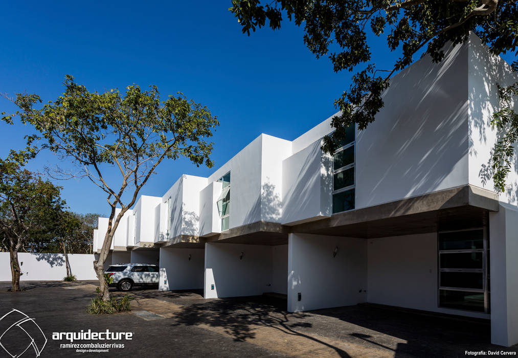 Fachadas Villas Sur Adagio Arquitectos Casas minimalistas