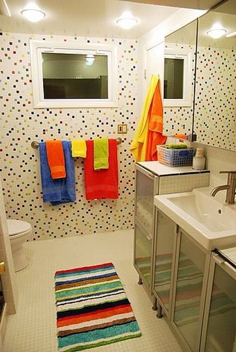 Mozaiki z płytek, Deeco Deeco Modern style bathrooms