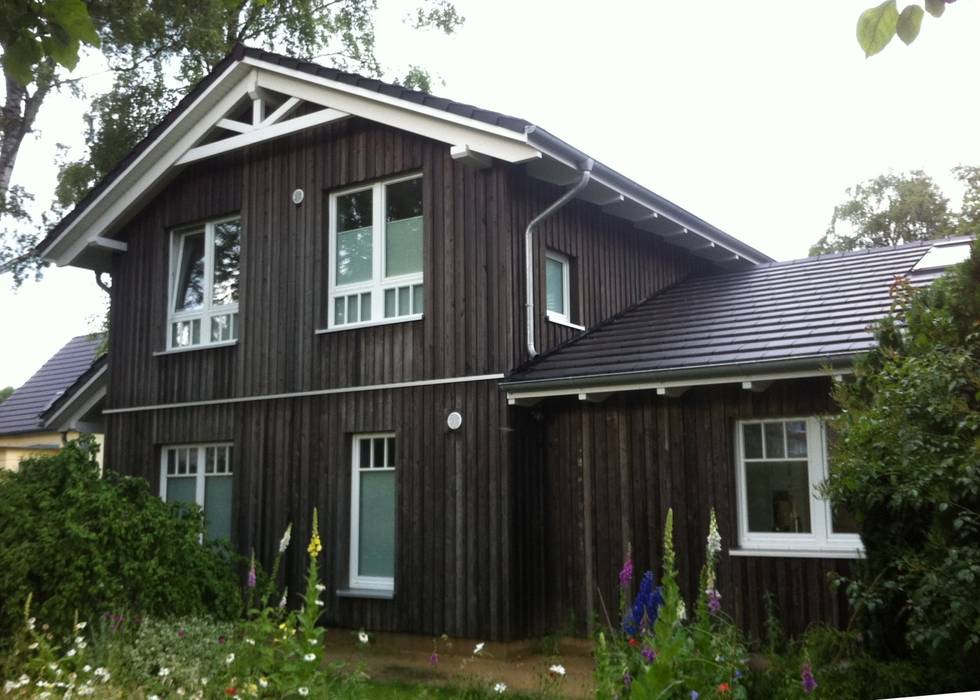 Haus in Holzständerbauweise, Rita Meyer, Architektin Rita Meyer, Architektin Casas escandinavas