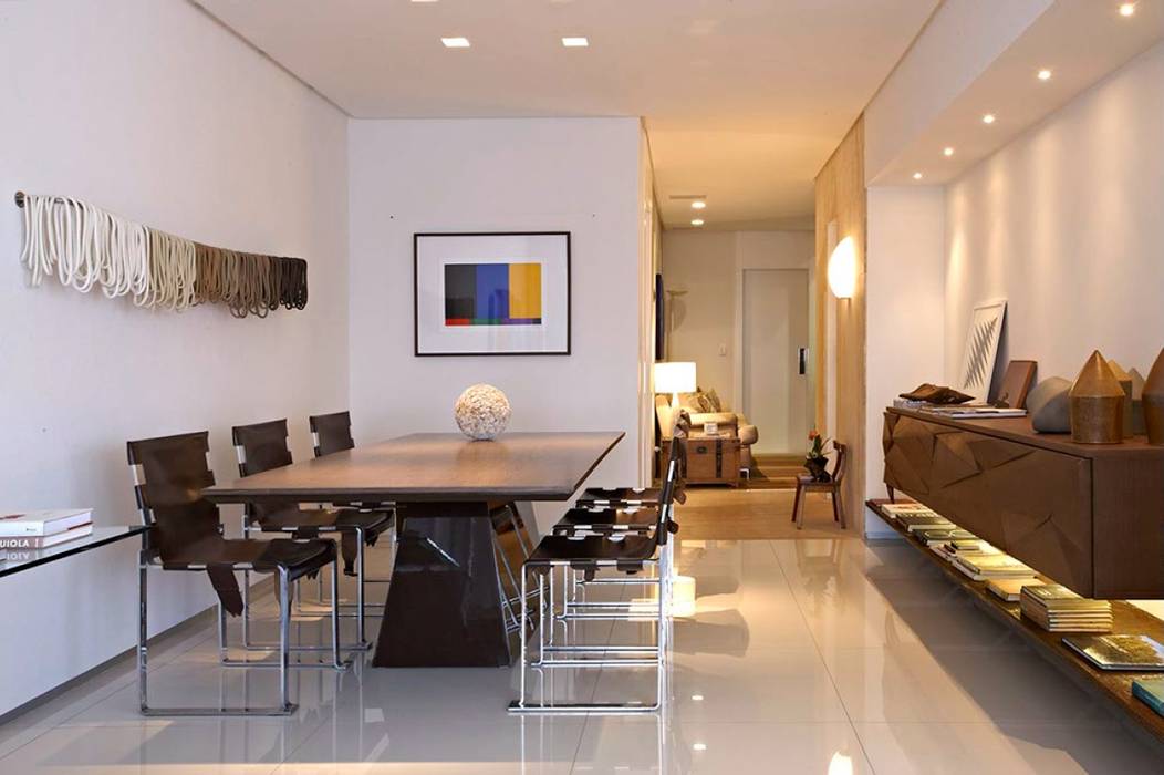 Apartamento Ninho, Coutinho+Vilela Coutinho+Vilela Modern dining room