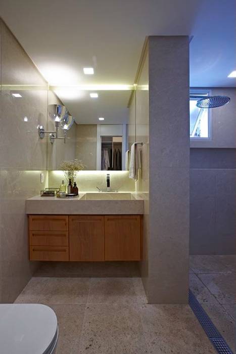 Apartamento Ninho, Coutinho+Vilela Coutinho+Vilela Banheiros modernos