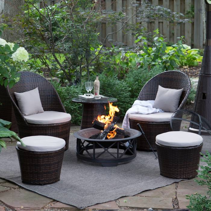 BAHÇE ŞÖMİNESİ , BAHÇE ŞÖMİNESİ BAHÇE ŞÖMİNESİ Modern style gardens Fire pits & barbecues