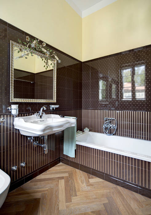 RISANAMENTO CONSERVATIVO DI EDIFICIO RESIDENZIALE, Astudioarchitetti Astudioarchitetti Classic style bathroom Decoration