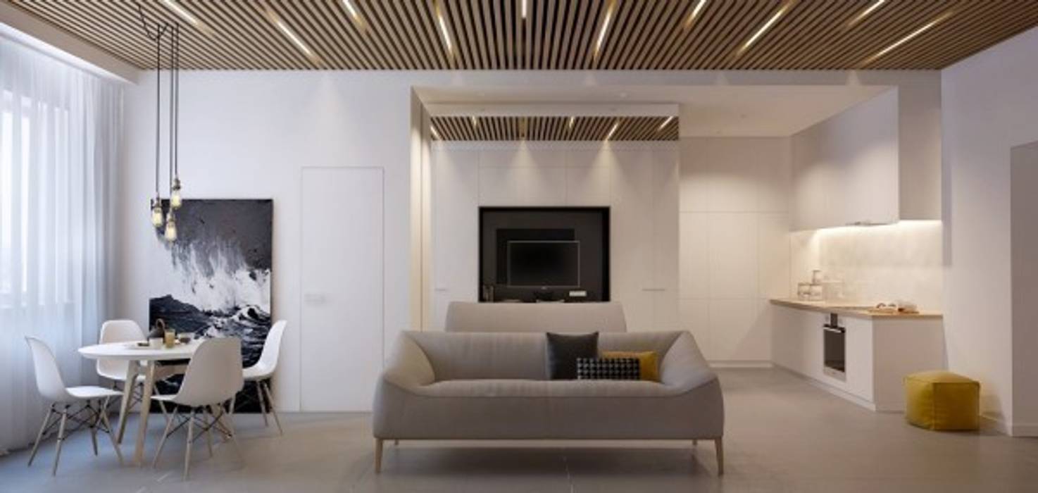 Дизайн проект квартиры от проекта до реализации Cтудия 'ART Story' Коридор, прихожая и лестница в модерн стиле
